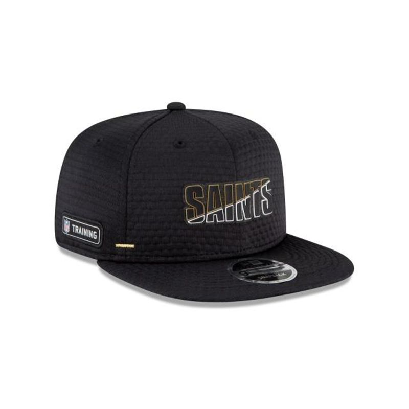 NFL New Orleans Saints Official Summer Sideline 9Fifty Snapback (EYH9164) - Black New Era Caps